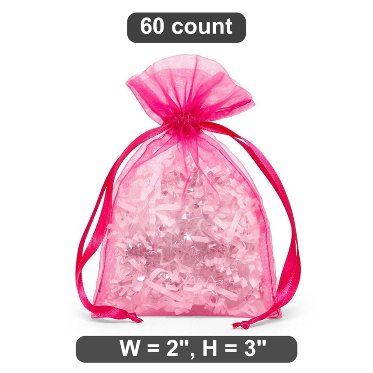 2" x 3" Organza Bag Small and Handy for Favors