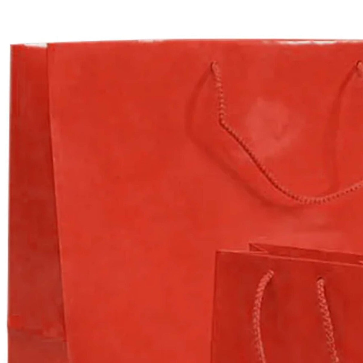 High Quality Glossy Paper Euro Totes 4 3/4'' x 2 3/4'' x 6 3/4'' for Events