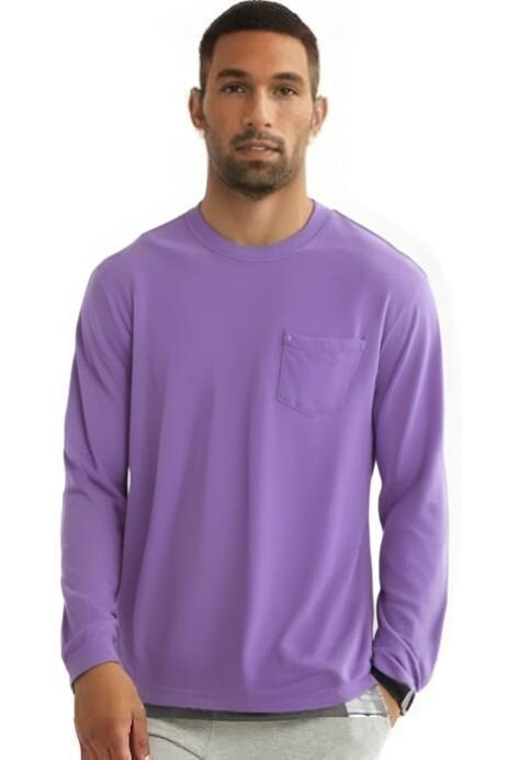Comfort Colors® Garment-Dyed Heavyweight Long Sleeve Pocket T-Shirt