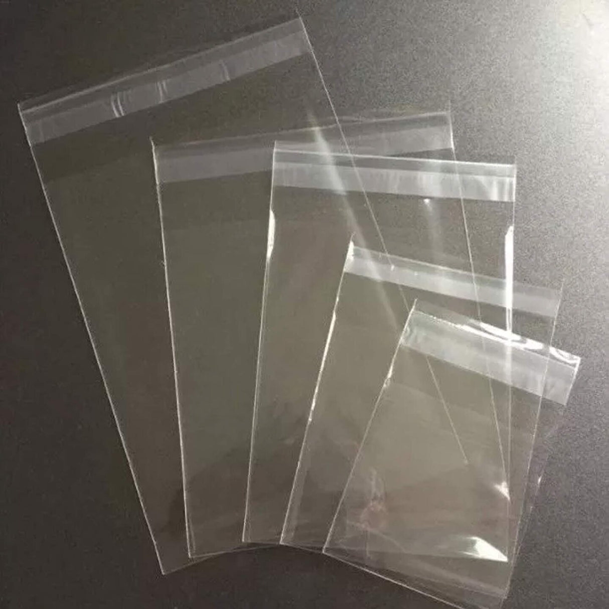Premium Lip & Tape Self-Sealing Bags 5 1/4" x 7 1/4" 1.6 mil