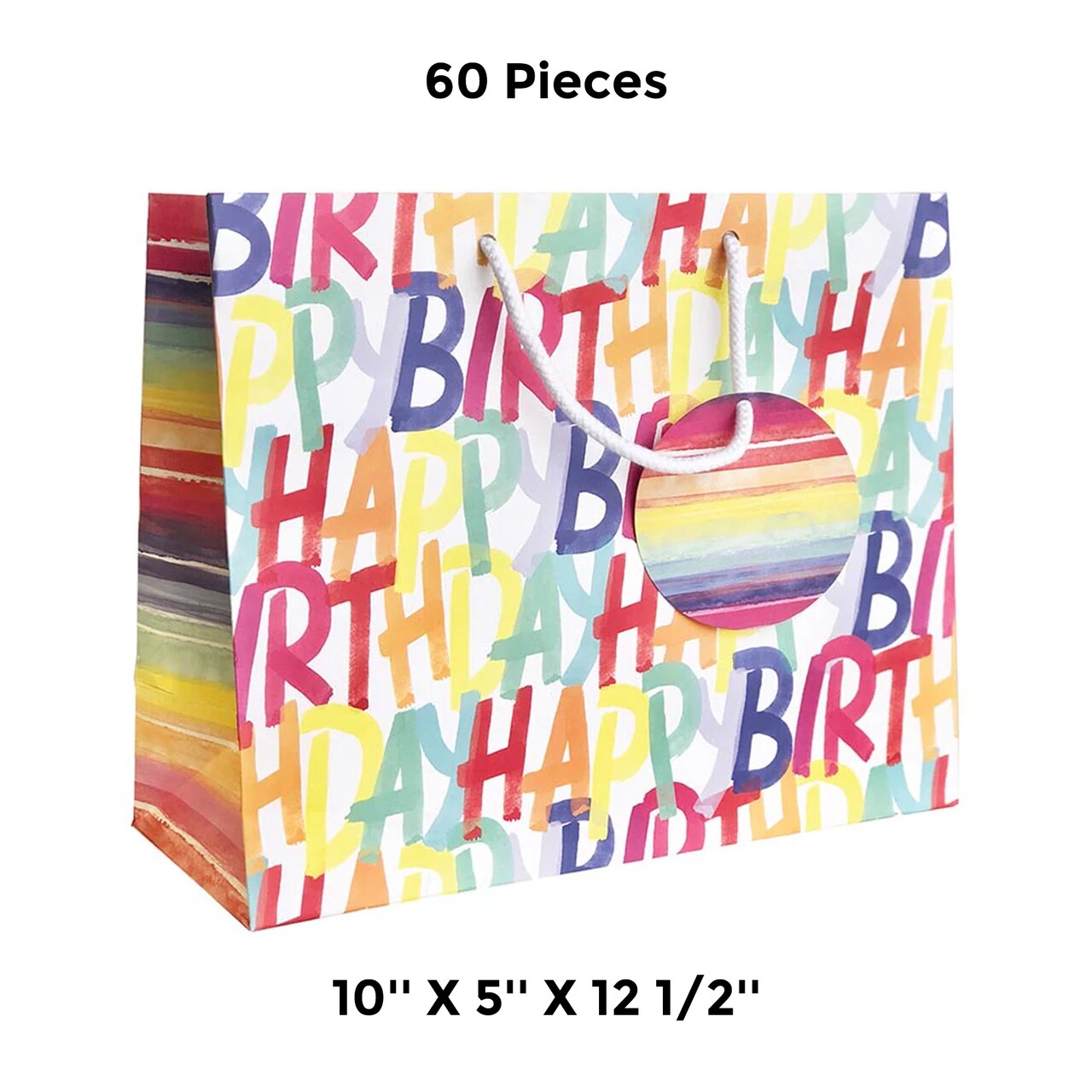 Patterned Gift Bags 10" X 5" X 12 1/2" Gift Wrapping & Party Favors