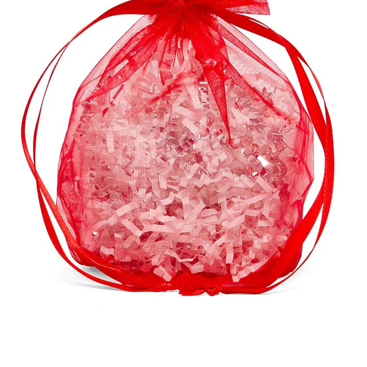 Wide Round Flat Bottom Organza Bags 9'' x 5 1/2'' x 12'' for Weddings