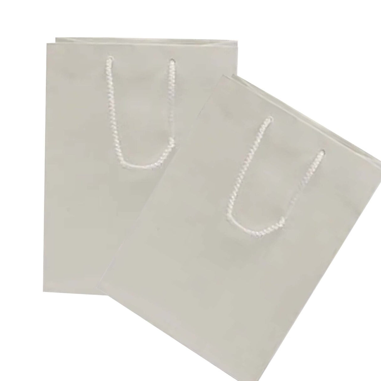 Colored Glossy Paper Euro Totes 8'' x 4'' x 10'' for Stylish Gifting