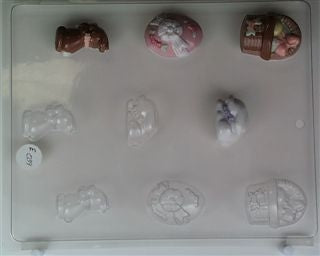 Easter Assortment Mints Chocolate Mold - CCE039