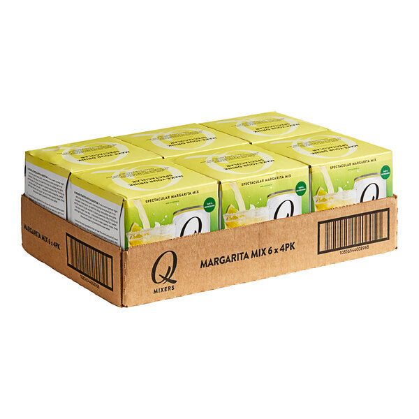 Q Mixers Premium Margarita Mix Can 7.5 fl. oz. - 24/Case