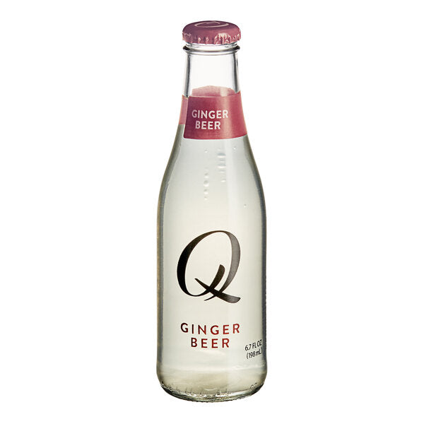 Q Mixers Premium Ginger Beer Bottle 6.7 fl. oz. - 24/Case