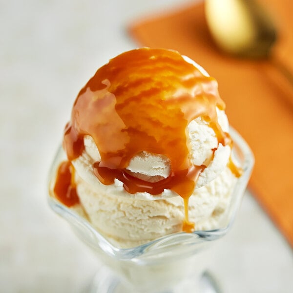 Creamery Ave. Caramel Dessert / Sundae Topping 1/2 Gallon - 6/Case