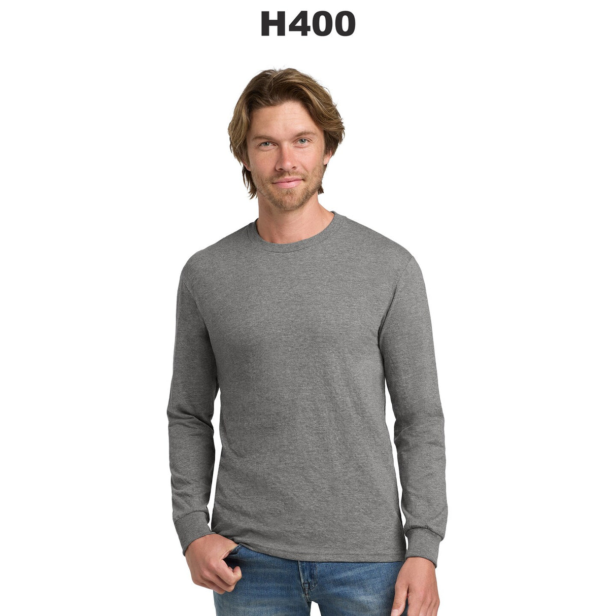Gildan® Hammer Crewneck Long Sleeve T-Shirt
