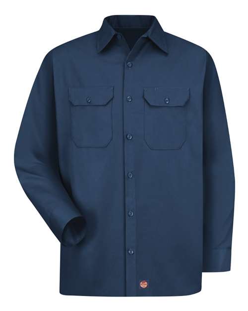 Red Kap Men's Utility Long Sleeve Work Shirt
