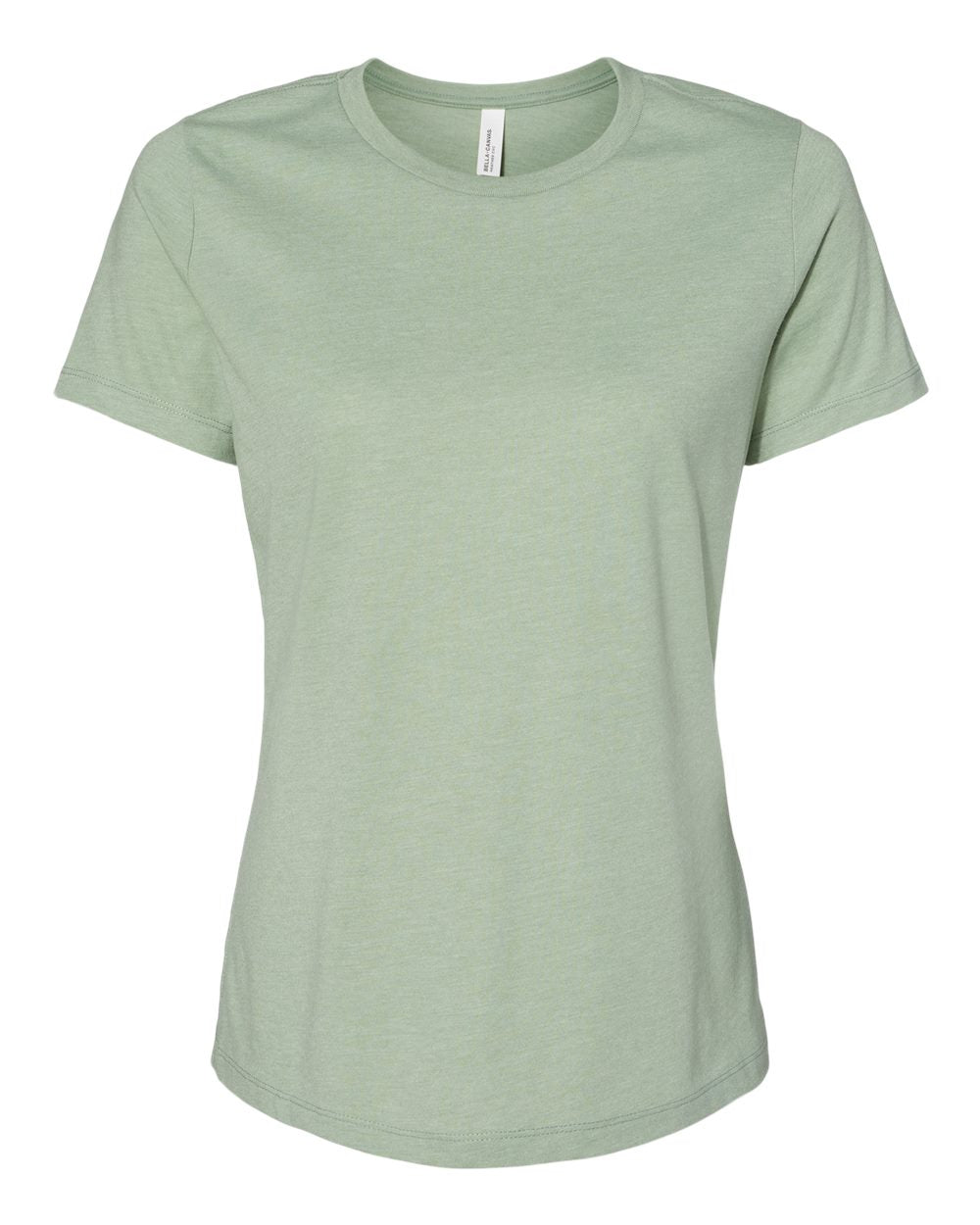 BELLA + CANVAS® Women's Relaxed Fit Heather CVC Crewneck Tee