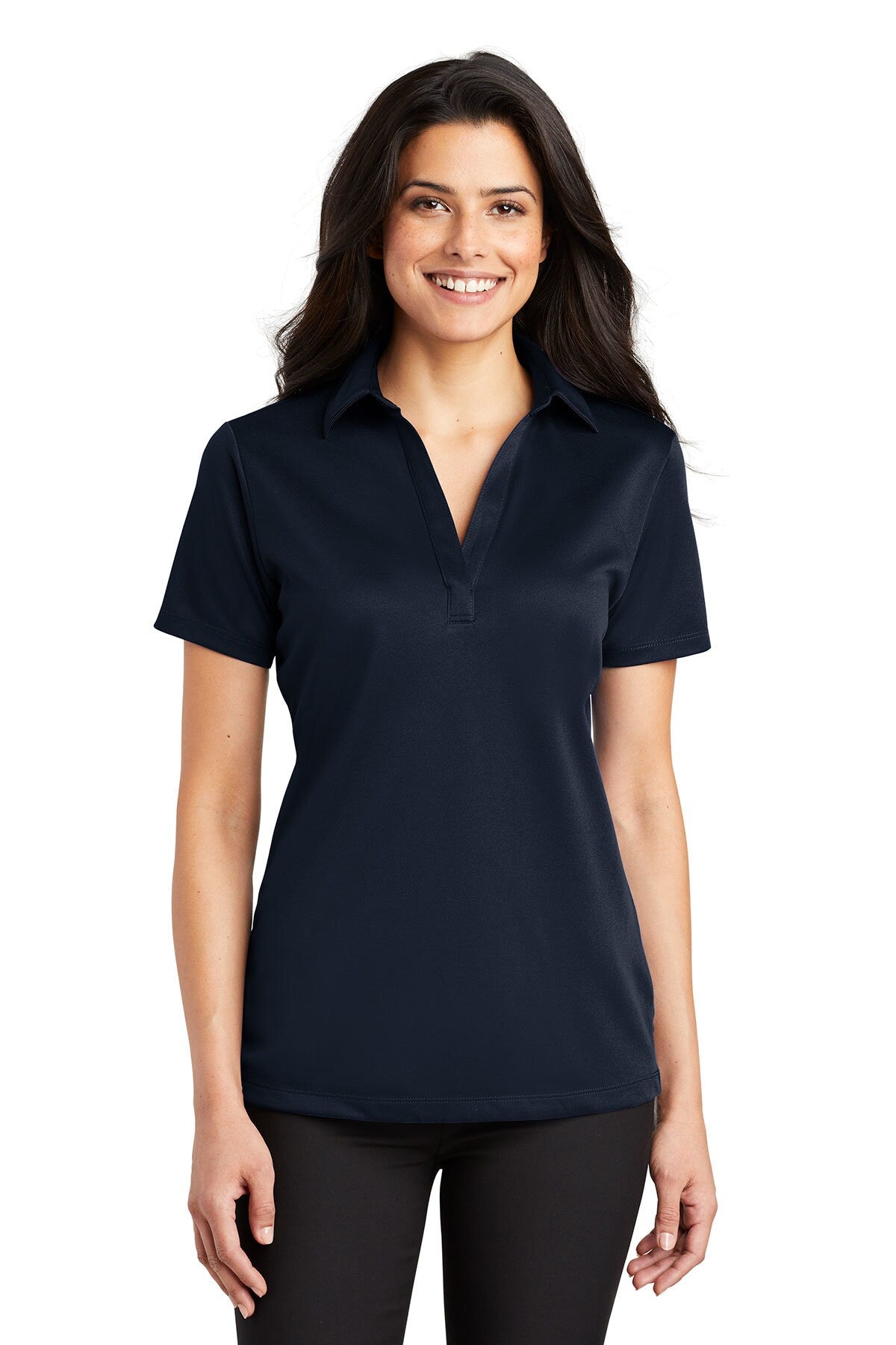 Port Authority® Women's Silk Touch Performance Collared Short Sleeve Polo