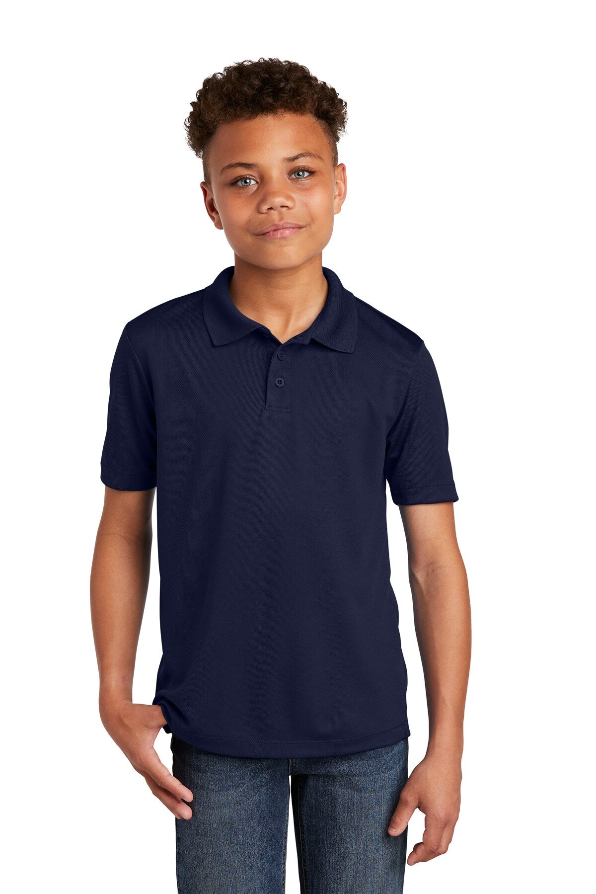 Sport-Tek® Youth Posi Charge Racer Mesh Polo