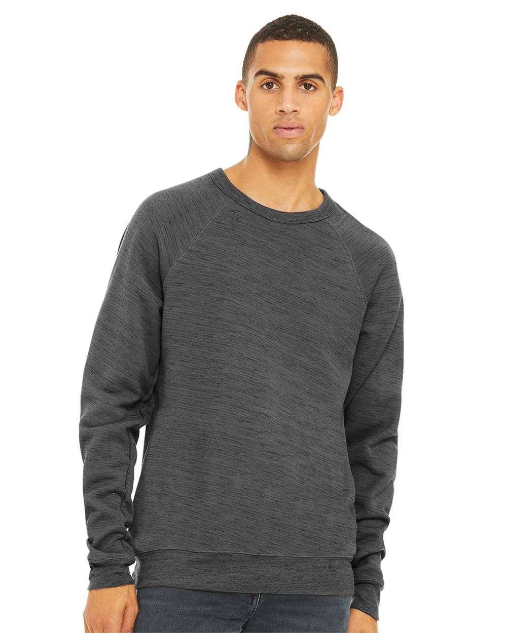BELLA + CANVAS® Sponge Fleece Raglan Crewneck Long Sleeve Sweatshirt