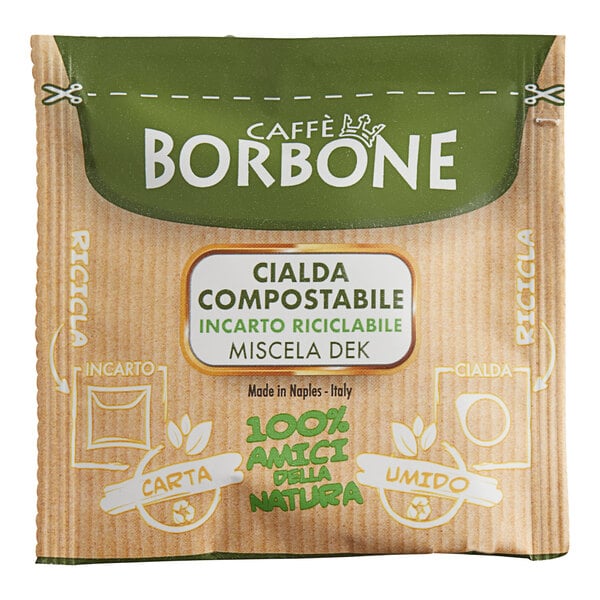 Caffe Borbone Decaf Blend Espresso Pods - 150/Case