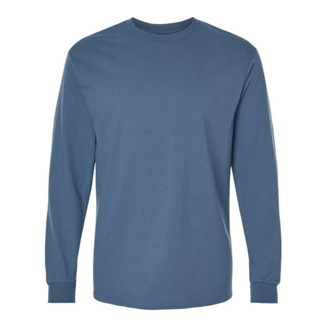 Gildan® Heavy Cotton Crewneck Long Sleeve Tee-Shirt