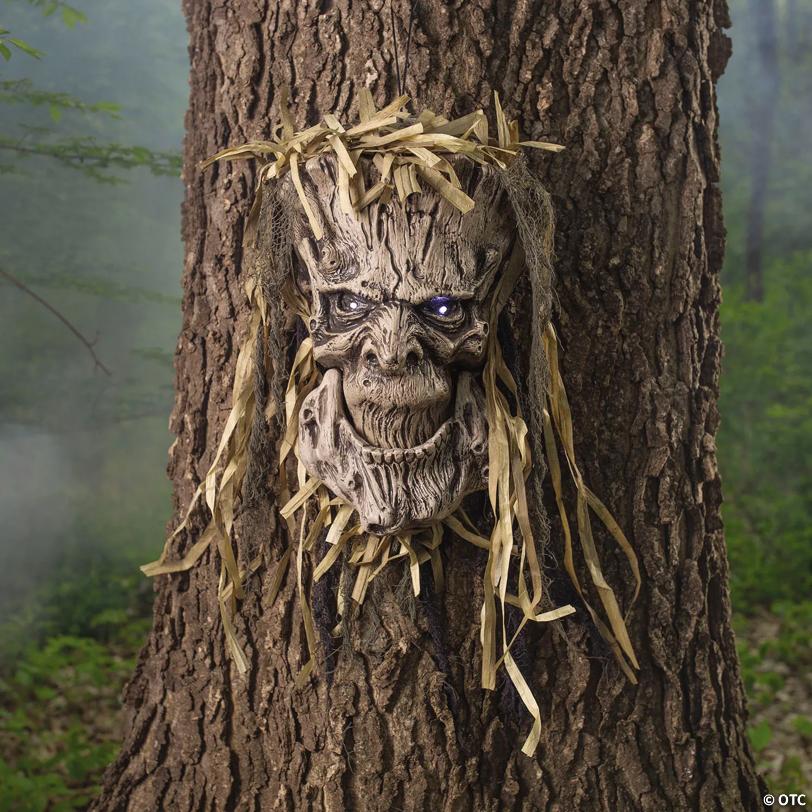 26" Animated Talking Tree Face Halloween Decoration