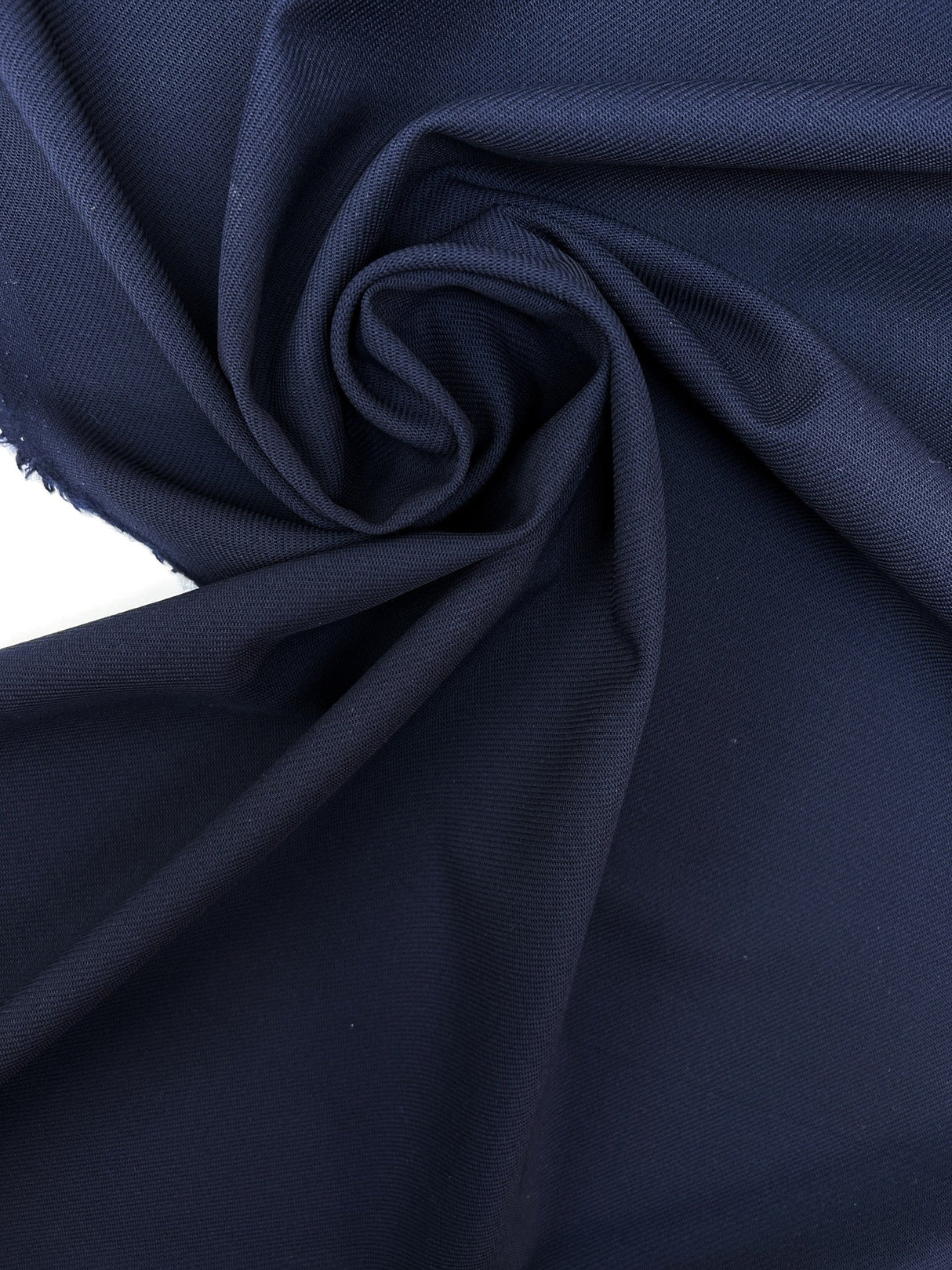 Blue Wool Polyester Elastane Tweed