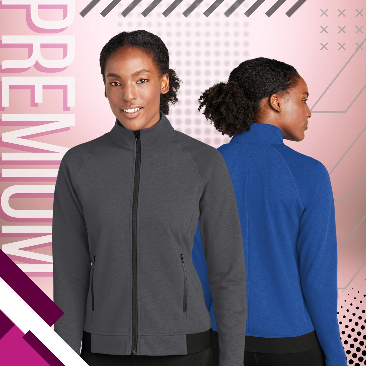 Sport-Tek® PosiCharge Strive Full-Zip Womens Jacket
