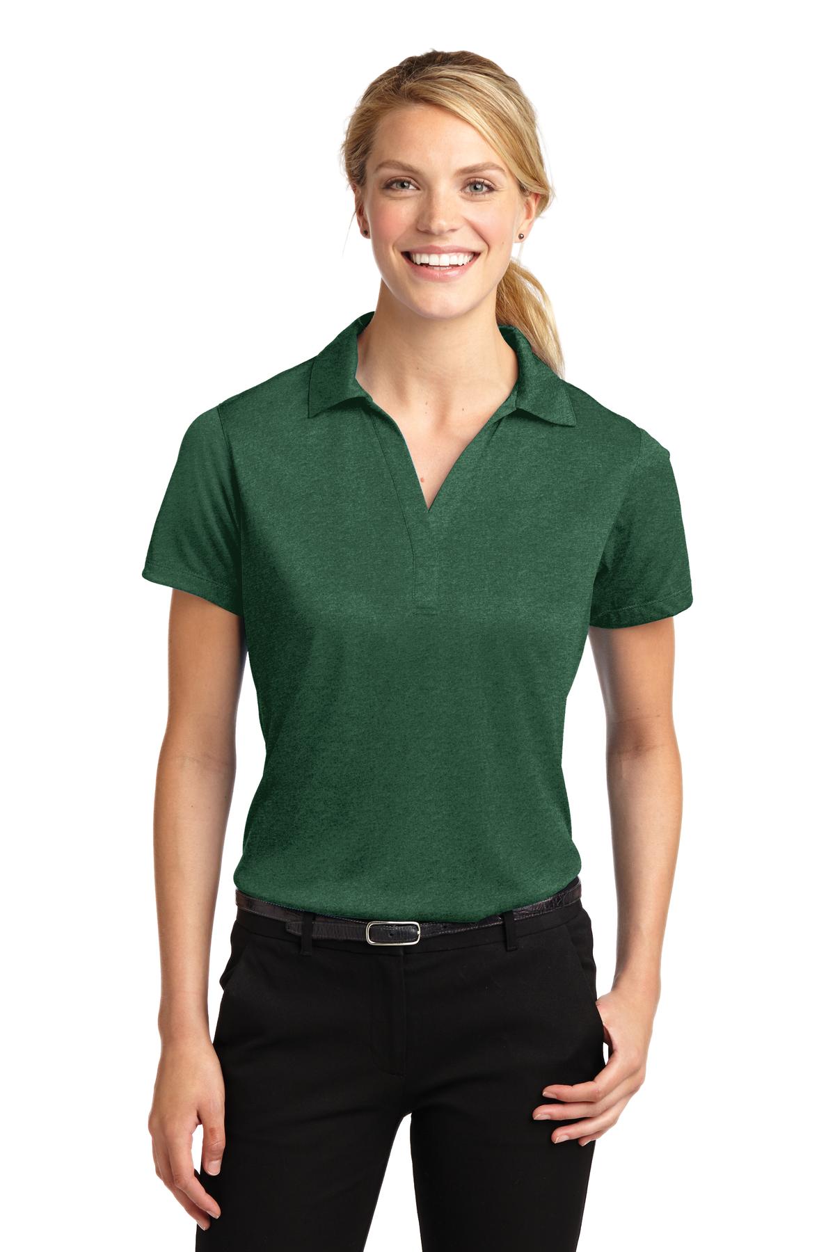 Sport-Tek® Women's Heather Contender Polo Lightweight Moisture Wicking