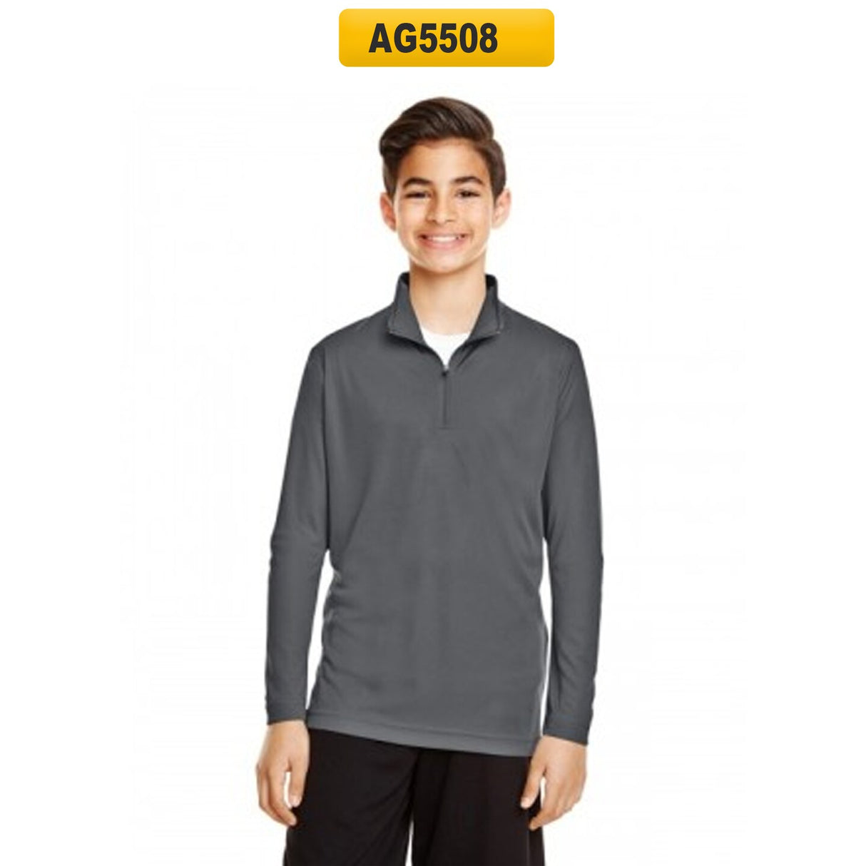 Augusta Sportswear® Youth Wicking Fleece Quarter-Zip Pullover