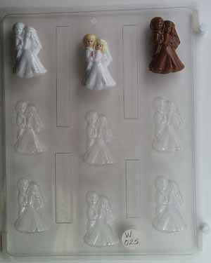 কনে ও কনের জন্য চকোলেট ছাঁচ