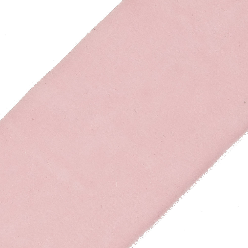 Single Faced Velvet Ribbon Made in Italy - 2" - Baby Pink - Sabine Collection