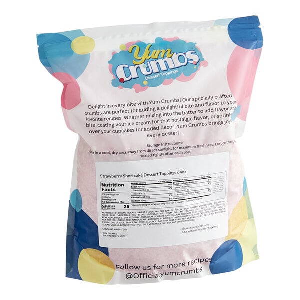 Yum Crumbs Strawberry Shortcake Crumb Topping 4 lb.