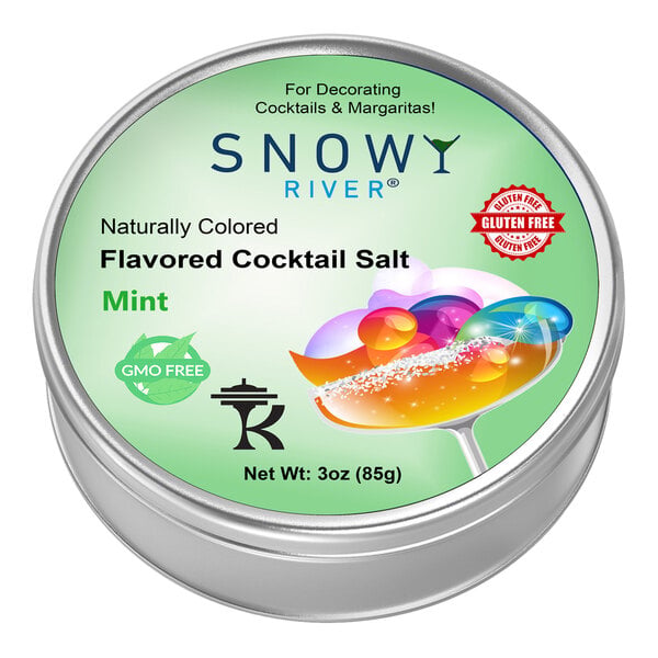 Snowy River Peppermint Cocktail Rimming Salt 3 oz.