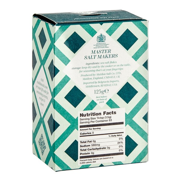 Maldon Sea Salt Flakes 4.4 oz. - 12/Case
