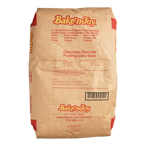 Bake'n Joy Foods Chocolate Pudding Cake Mix - 50 lb.