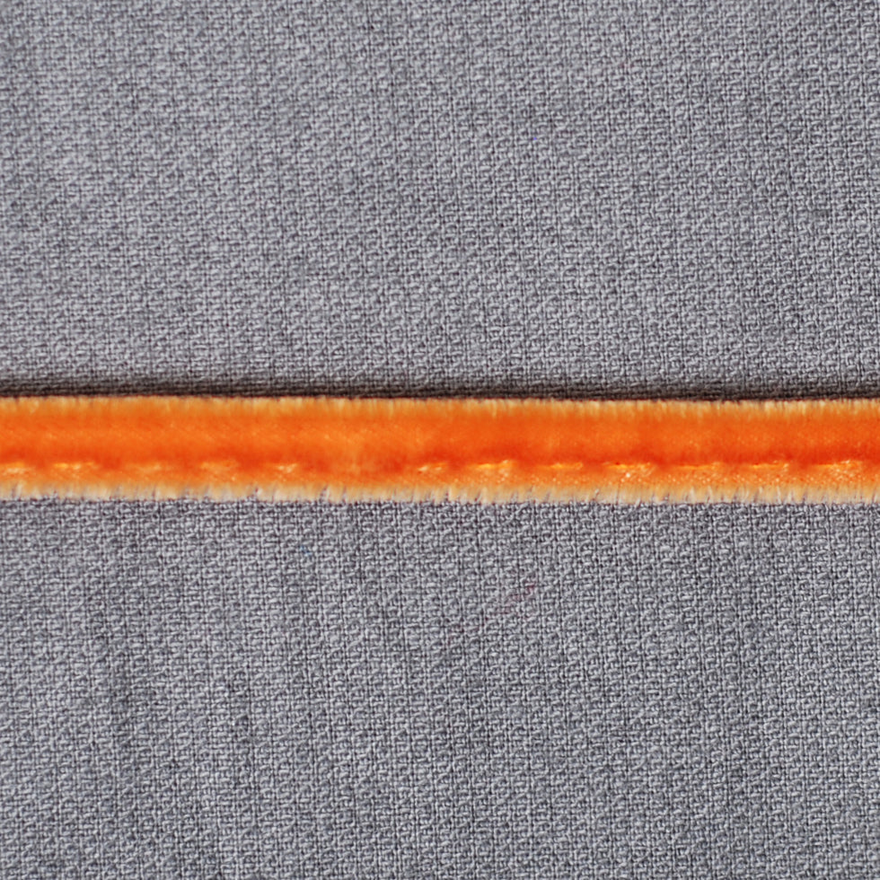 Orange Velvet Cord - 1/8"