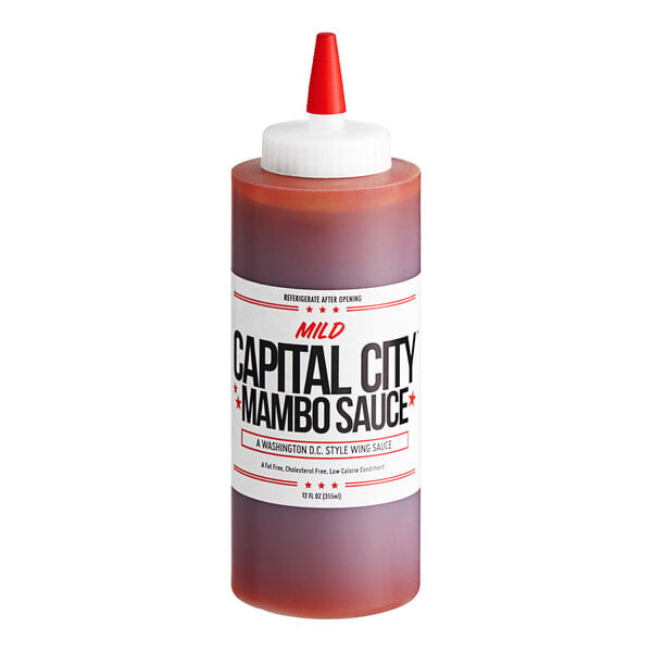 Capital City Mild Mambo Sauce 12 oz. Bottle - 12/Case