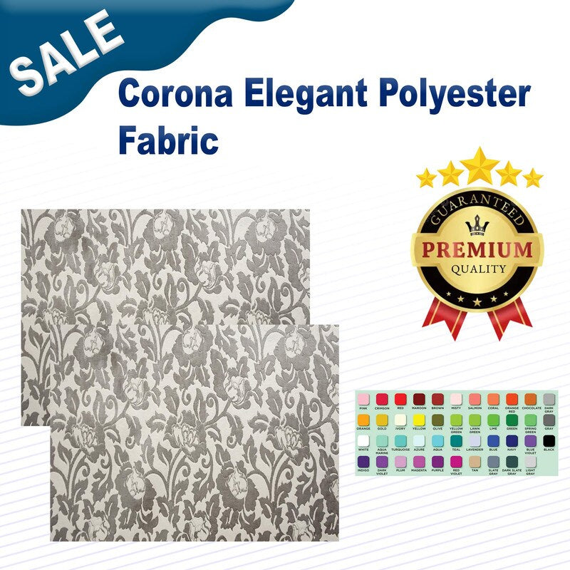 1 Yard Corona Elegant Polyester Fabric