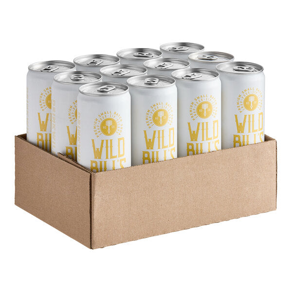 Wild Bill's Craft Beverage Co. Ginger Ale Soda 12 fl. oz. - 12/Case