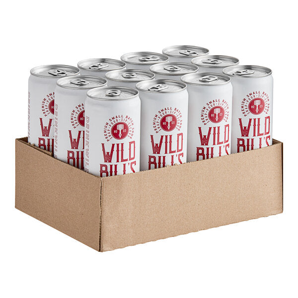 Wild Bill's Craft Beverage Co. Black Cherry Soda 12 fl. oz. - 12/Case
