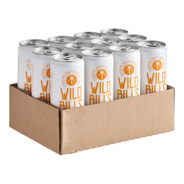 Wild Bill's Craft Beverage Co. Orange Cream Soda 12 fl. oz. - 12/Case