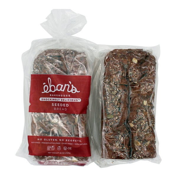 Eban's Bakehouse Gluten-Free Seeded Bread 26 oz. - 6/Case