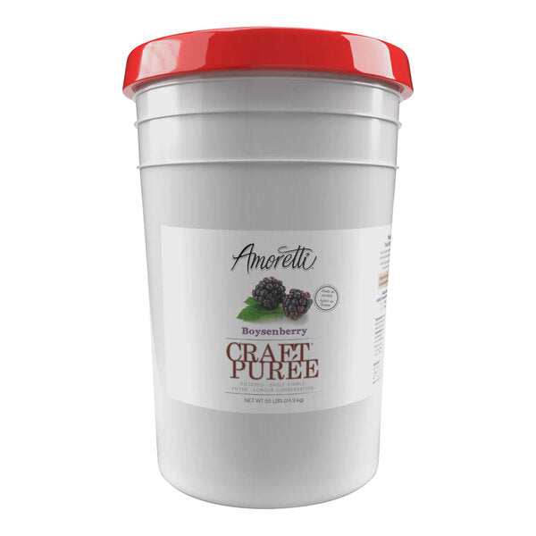 Amoretti Boysenberry Craft Puree 6 Gallon (55 lb.)