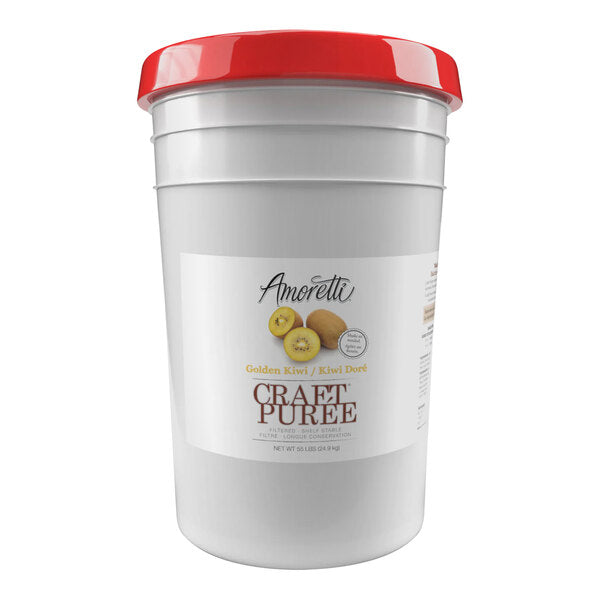 Amoretti Golden Kiwi Craft Puree 6 Gallon (55 lb.)