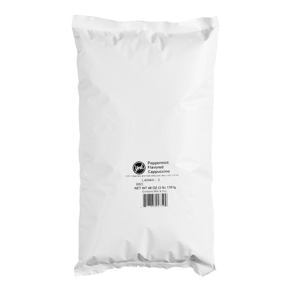 YORK® Peppermint Cappuccino Mix 3 lb. - 4/Case