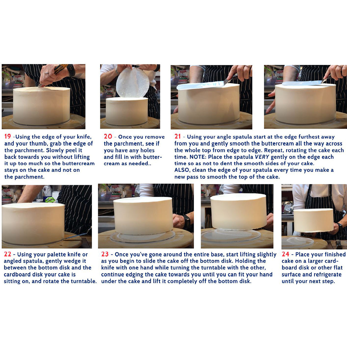 CakeSafe Round Acrylic Disc Basic Kit, .25" with Center Holes, 6", 8", 10"