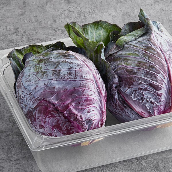 Whole Red Cabbage Head - 15/Case