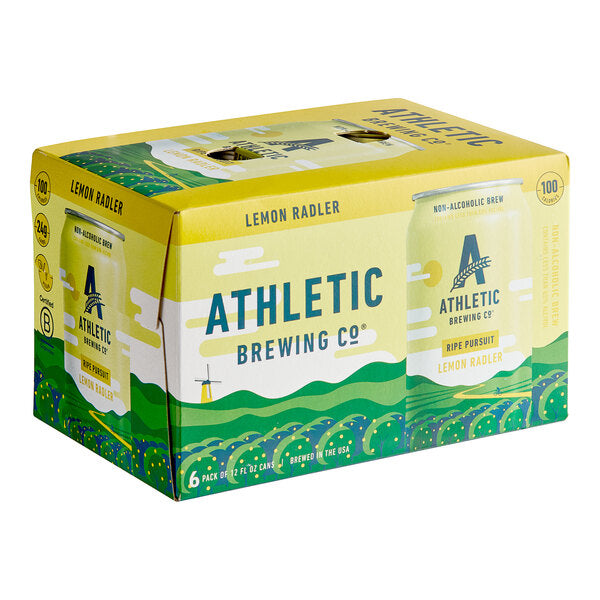 Athletic Brewing Co. Ripe Pursuit Non-Alcoholic Lemon Radler 12 fl. oz. 6-Pack