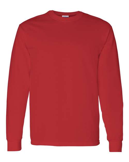 Gildan® Heavy Cotton Crewneck Long Sleeve Tee-Shirt