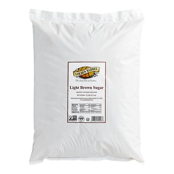 Golden Barrel Light Brown Sugar - 25 lb.