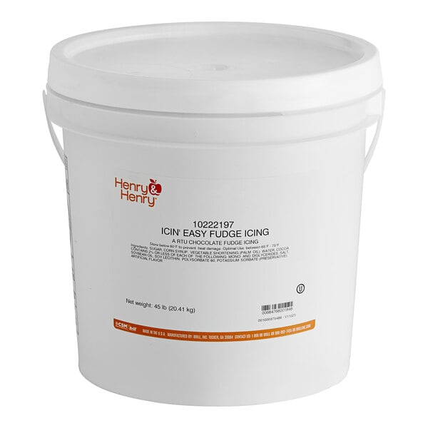 Henry & Henry Icin' Easy Fudge Icing 45 lb.