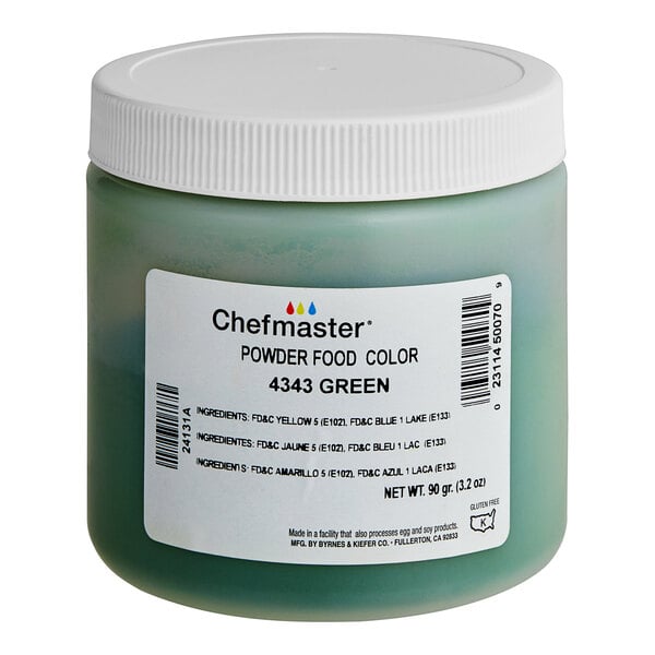 Chefmaster Green Dry Powder Food Color 90 Gram