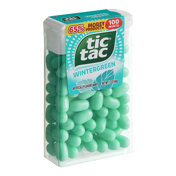 Tic Tac Wintergreen Mints 100-Count Pack - 12/Box
