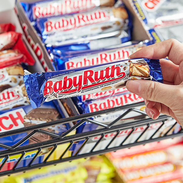 Baby Ruth Full Size Candy Bar 1.9 oz. - 288/Case
