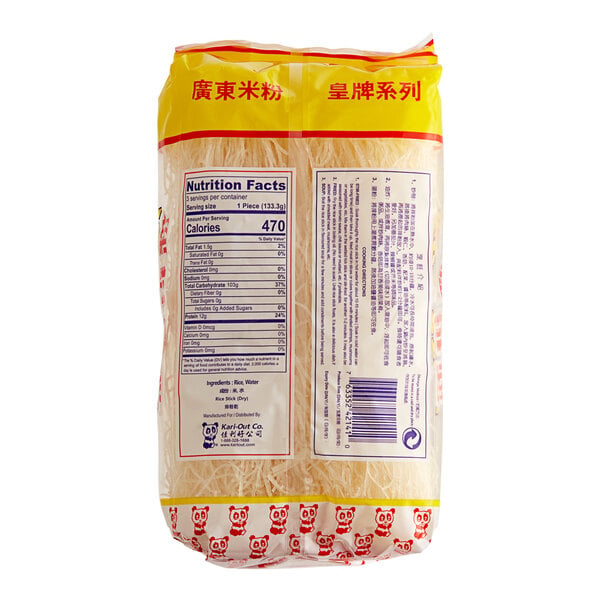 Kari-Out Company Rice Stick Vermicelli Noodles 14.1 oz. - 60/Case